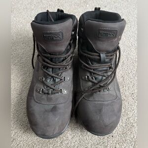 Men's Rugged Brown Hiking Boots